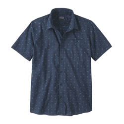 Patagonia Go To Shirt Men's in Flying Climb Tidepool Blue